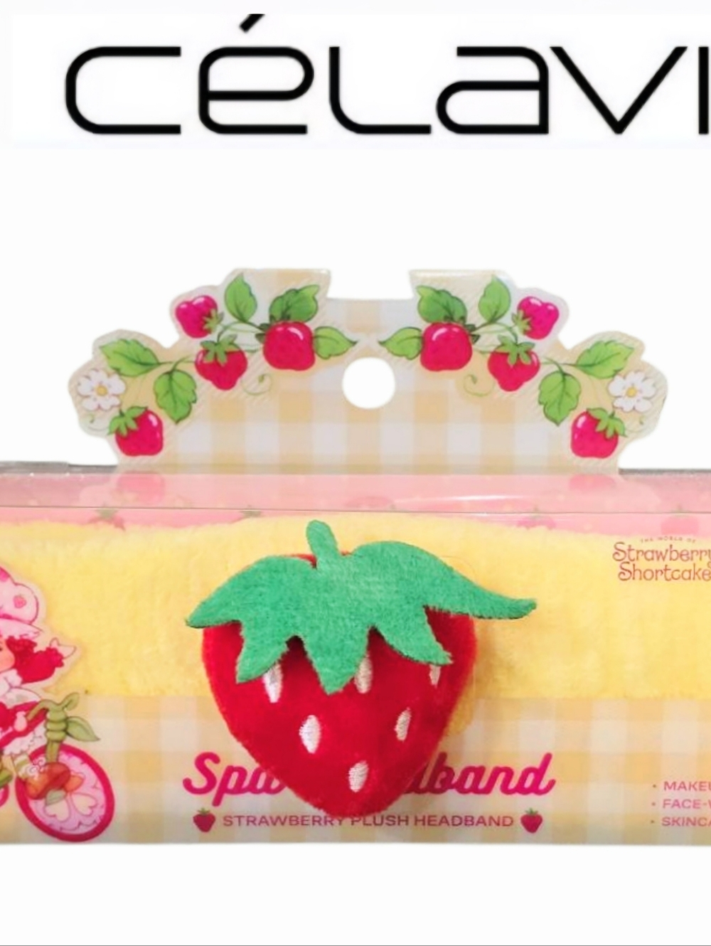 Célavi X Strawberry Shortcake Plush Strawberry Headband